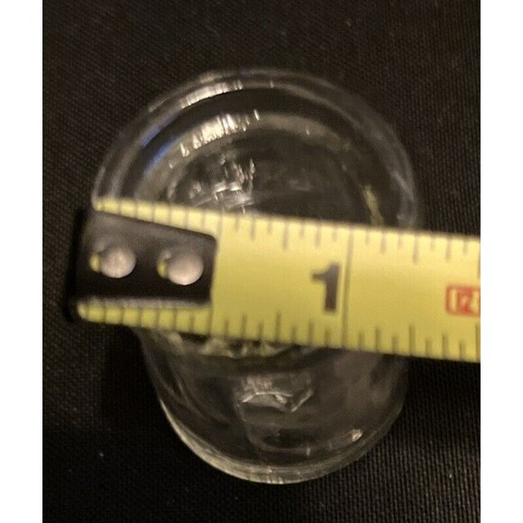 Vintage Hand Blown Medicine Bottle & Individual Creamer Bottle No Lids - Picture 6 of 9